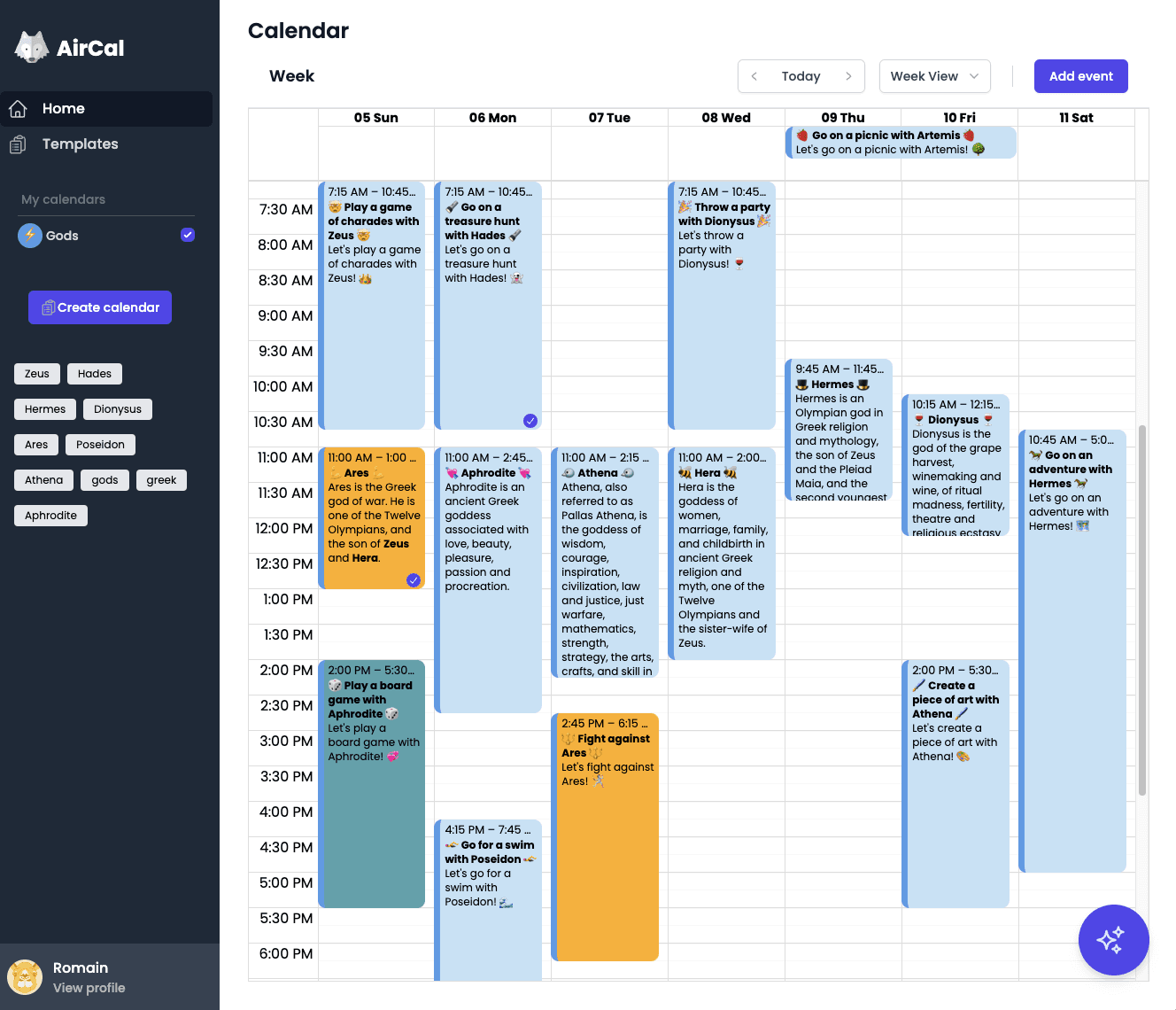 App screenshot